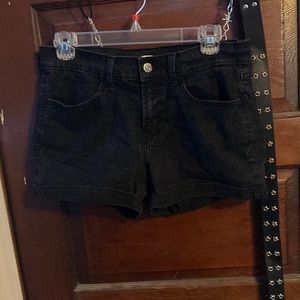 Old navy black jean shorts